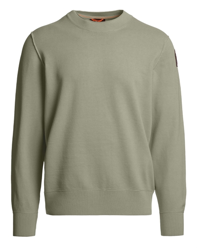 Parajumpers - Basic Braw Crewneck Strik - Ashen Sage
